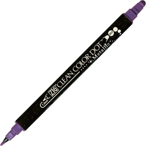 ZIG Clean Color DOT Metallic Violet 6st