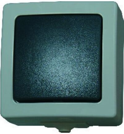 Kopp Kreuzschalter AP/FR Nautic grau (565756004)