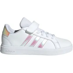 adidas Grand Court 2.0 Sneaker Kinder IE3851 - cloud white/iridescent/cloud white 28
