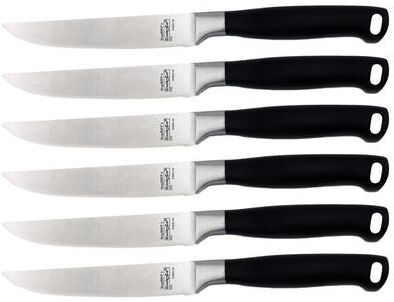 "BergHOFF Bistro 6"" Stainless Steel Steak Knife, Set of 6"