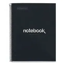 Miquelrius Emotions Notizbuch A4 80 Blätter Schwarz