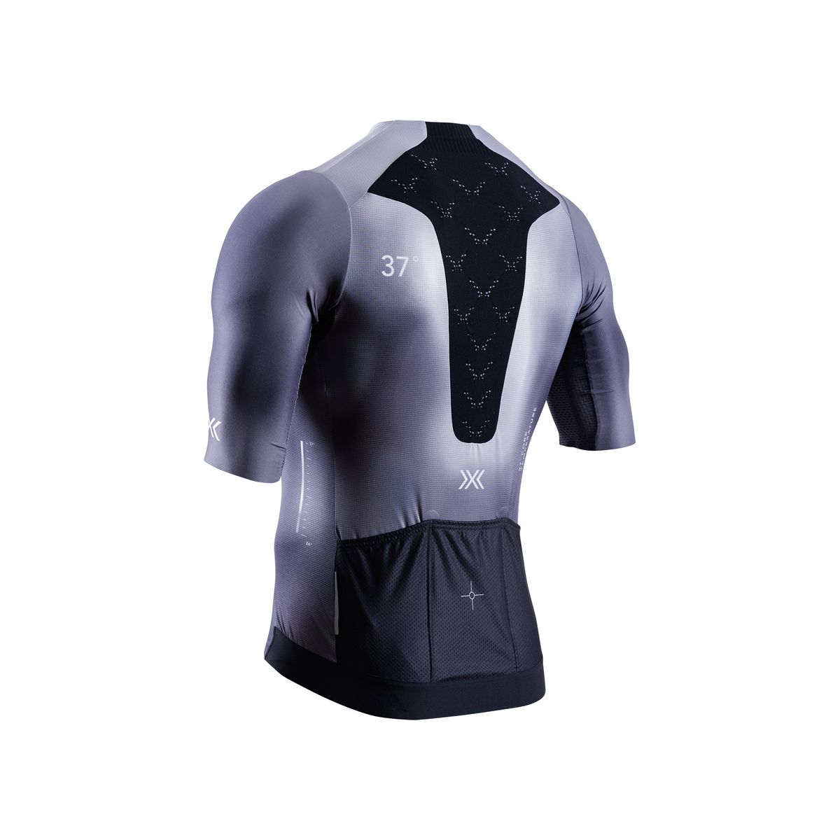 X-Bionic Corefusion Aero Jersey SS Men dark monochromatic heatmap (P122) L CF-BT28S23M-P122-L