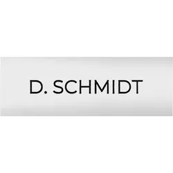 DoorBird D11x Namensschild für eine Ruftaste, individuelle Gravur – RAL 9016