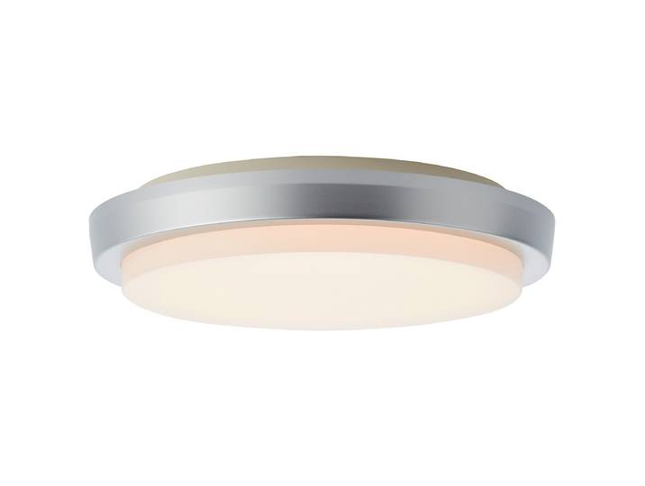 Plafonnier LED rond Ø 28cm Argenté Polycarbonate LED Module LED