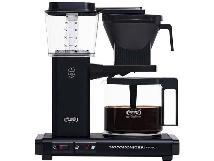 Moccamaster KBG Select - Filterkoffiezetapparaat - Matt Black - 5 jaar garantie
