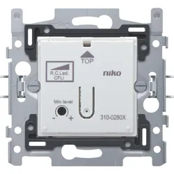 Niko Züblin 310-02800 Sockel für Unterputz Tastdimmer 2 – 100 W, 3 drahtig 31002800