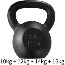 Odin Kettlebell Gusseisen PAUSCHALANGEBOT (10, 12, 14, 16kg)