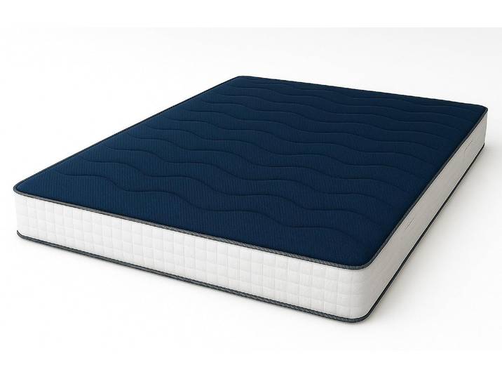 Einzelmatratze 90 x 190 cm aus Waterfoam Allergikerfreundlich Höhe 20 cm Medizinprodukt Klasse 1 Mittelhart, Antibakteriell und Atmungsaktiv Hergestellt in Italien