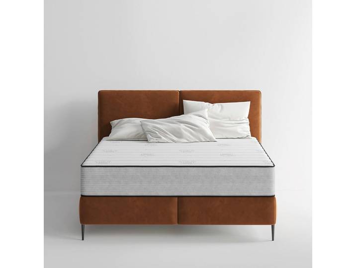 Livetastic Taschenfederkernmatratze Nice H3, Weiß, H3, Füllung: Schaumstoff, Taschenfederkern, 90x200 cm, Bezug abnehmbar/waschbar, Ober- und Unterseite versteppt, für Hausstauballergiker geeignet, alternative Größen erhältlich, Wendematratze, orthopädische Matratze, Schlafzimmer, Matratzen Shop, Matratzen, Taschenfederkernmatratzen