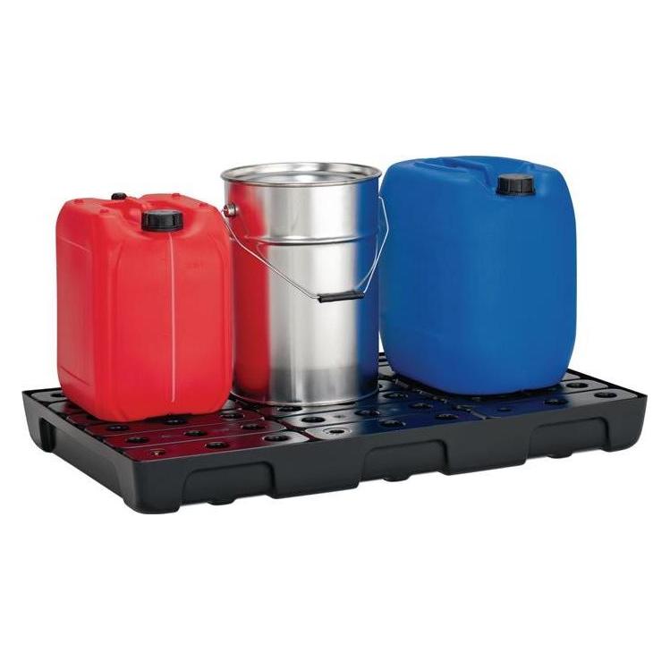 Cemo Auffangwanne 33l L976xB595xH95mm PE m.PE-Rost u.Leckanzeiger (11734)