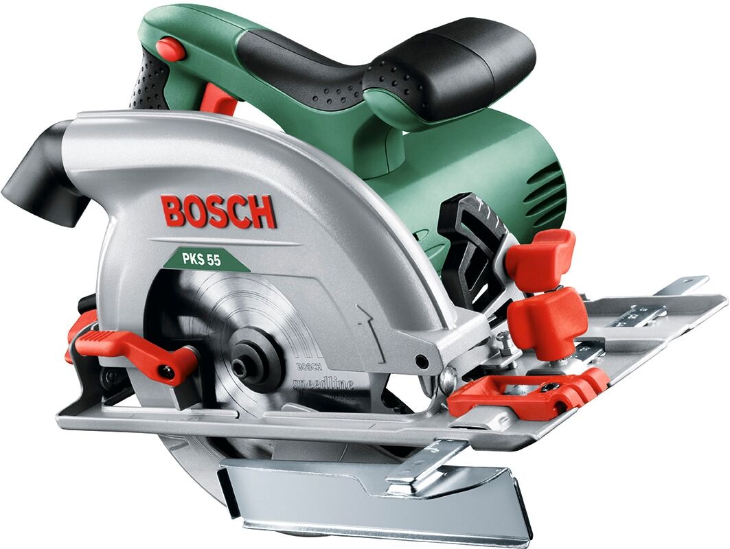 Bosch Sierra Circular PKS 55. Verde / Negro