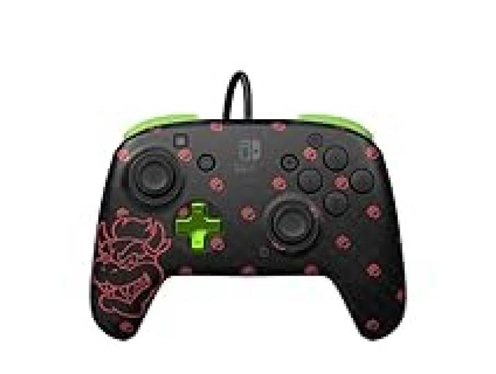 PDP REMATCH GLOW Wired Controller Bowser Nintendo Switch