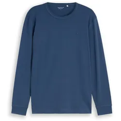 Tom Tailor Basic Longsleeve - Herren - Gr. M - blau