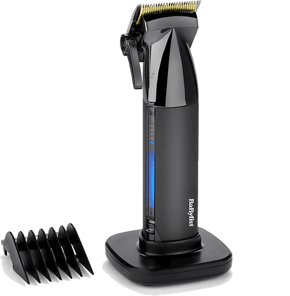 Cortapelos - Babyliss E991E Super-X Metal Series, Inalámbrico, Bateria Iones de litio, Cuchillas titanio, Black Edition
