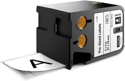 Dymo 1868703 XTL etiquetas de poliéster brancas 51x76mm