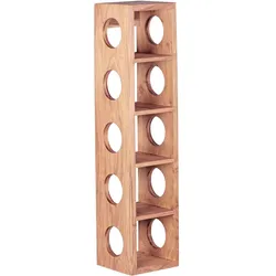 Wohnling, Weinregal, Mumbai (5 Flaschen, 15 x 15 x 70 cm)