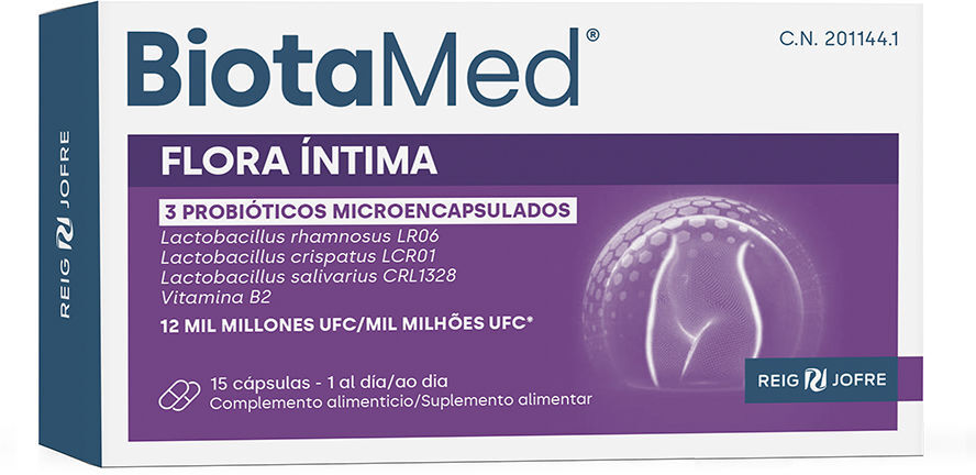 Forté Pharma Biotamed Flora Íntima cápsulas 15 u
