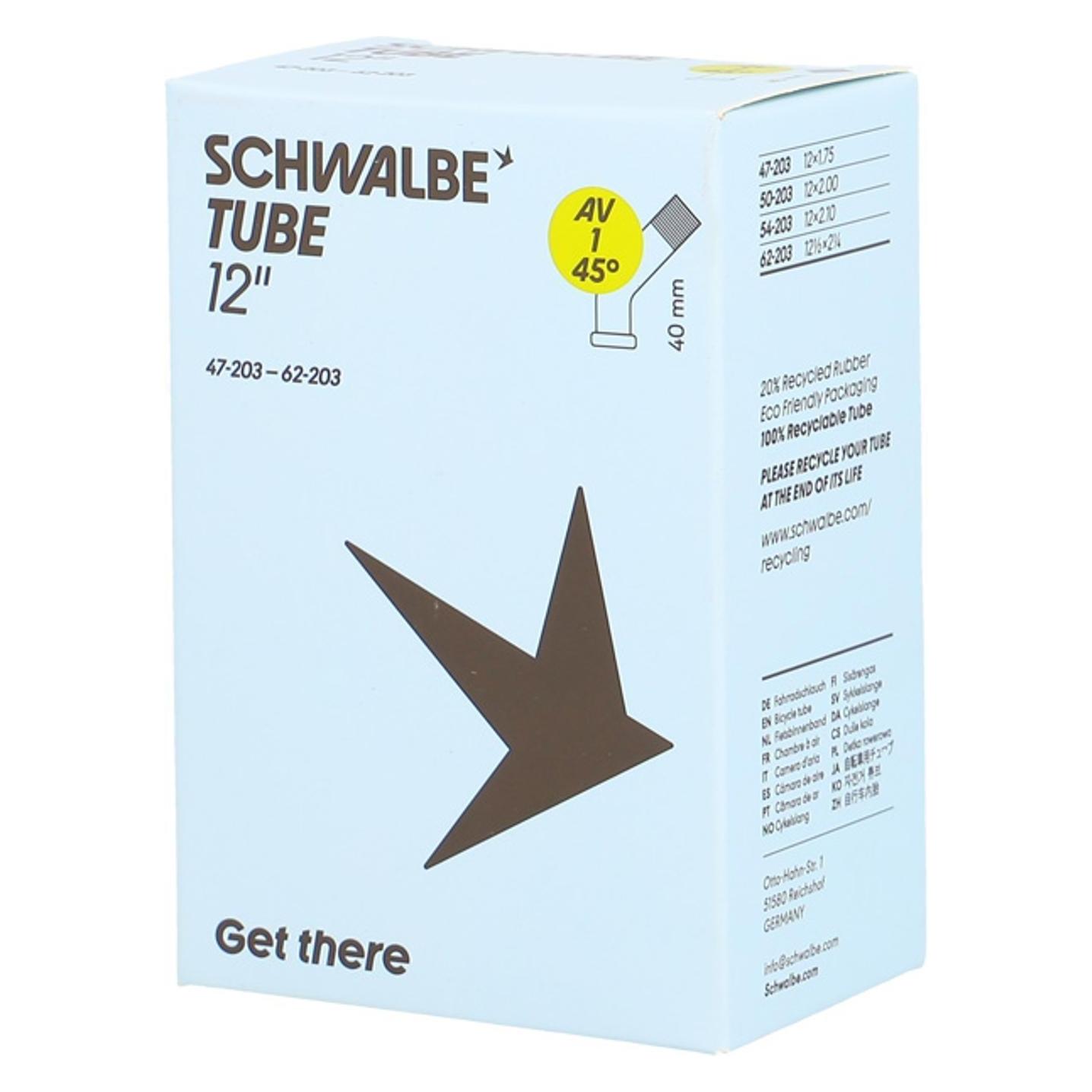 Schwalbe Schlauch 12" (Schrader (AV), 12", 40 mm) (10405320)