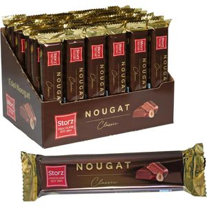 Storz Nougat Nougat Stange, Riegel, je 75 g, 24 Stück