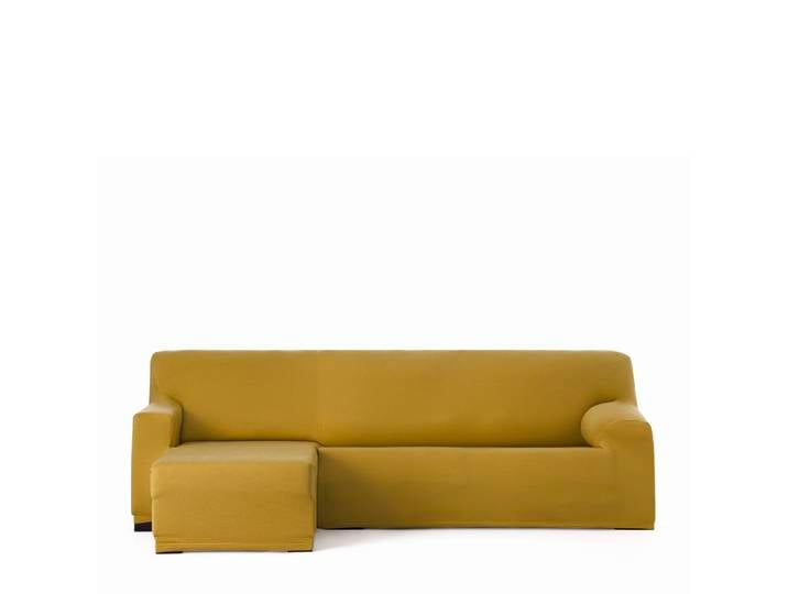 Housse de canapé en l gauche b/c moutarde 250 310 cm