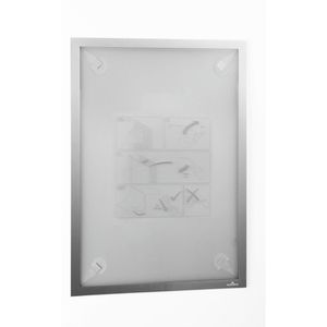 Durable Inforahmen 4844-23 Duraframe Wallpaper, A3, Rückseite selbstklebend, silber