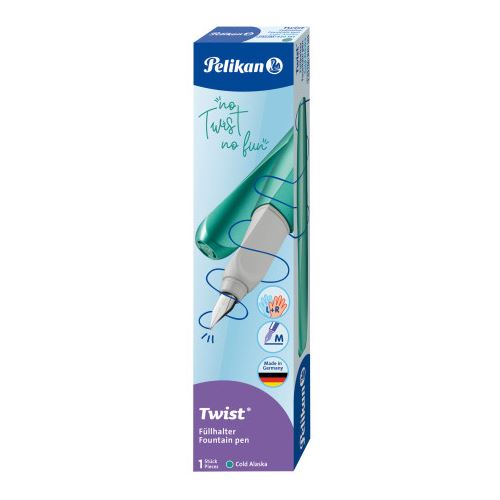 Pelikan Füller Twist Cold Alaska M f.Rechts-& Linkshänder