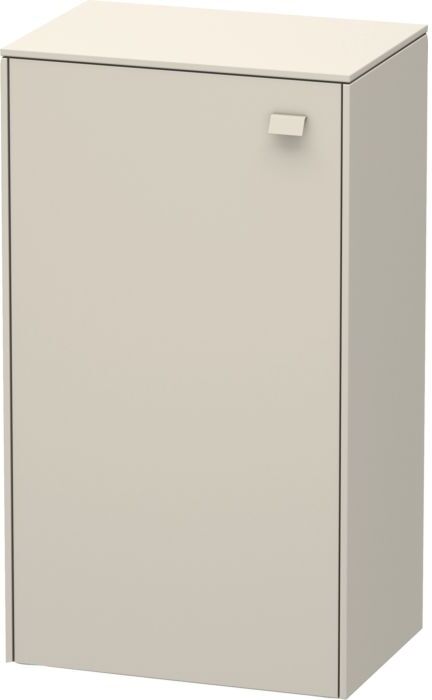 Duravit Brioso Halbhochschrank Individual 61-91cm BR1340L9191, Taupe, Tür links