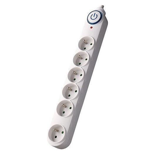 Olight Solight surge protection, 150J, 6 sockets, 3m, white (6x, 3 m) (8592718018924)