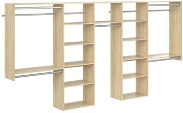 Easy Track 12 Ft. W. Basic Shared Laminate Closet Kit