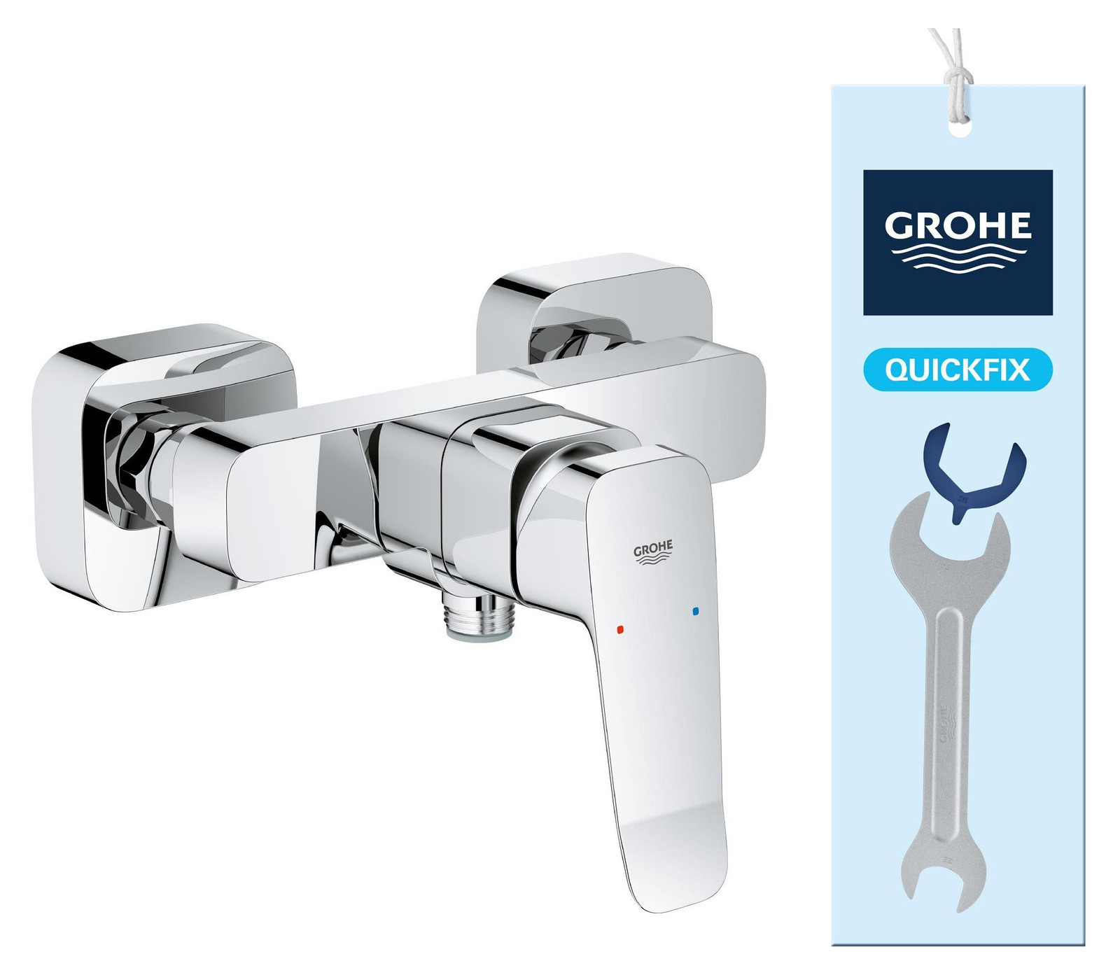 Grohe Dice waterbesparende douchemengkraan - Chroom