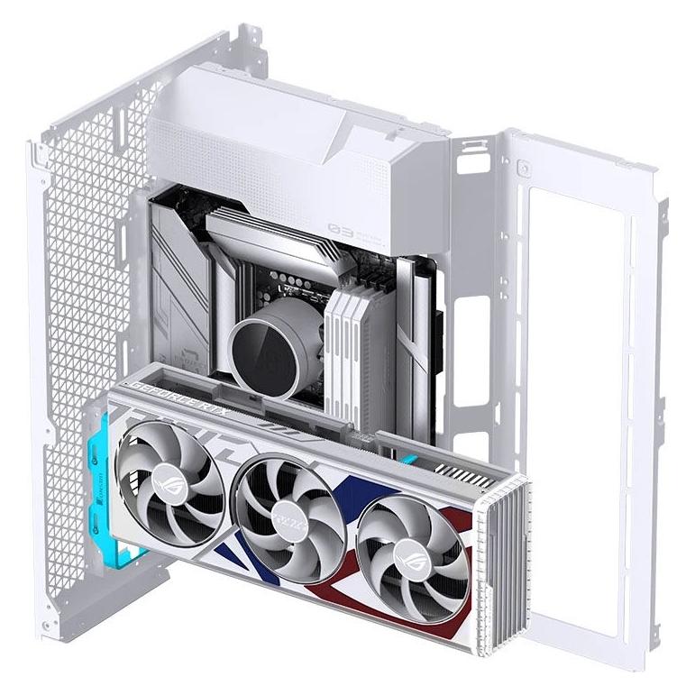 Jonsbo A50 vertikaler Grafikkartenhalter, PCIe 5.0 Kabel, 175mm - weiss (A50 WHITE)