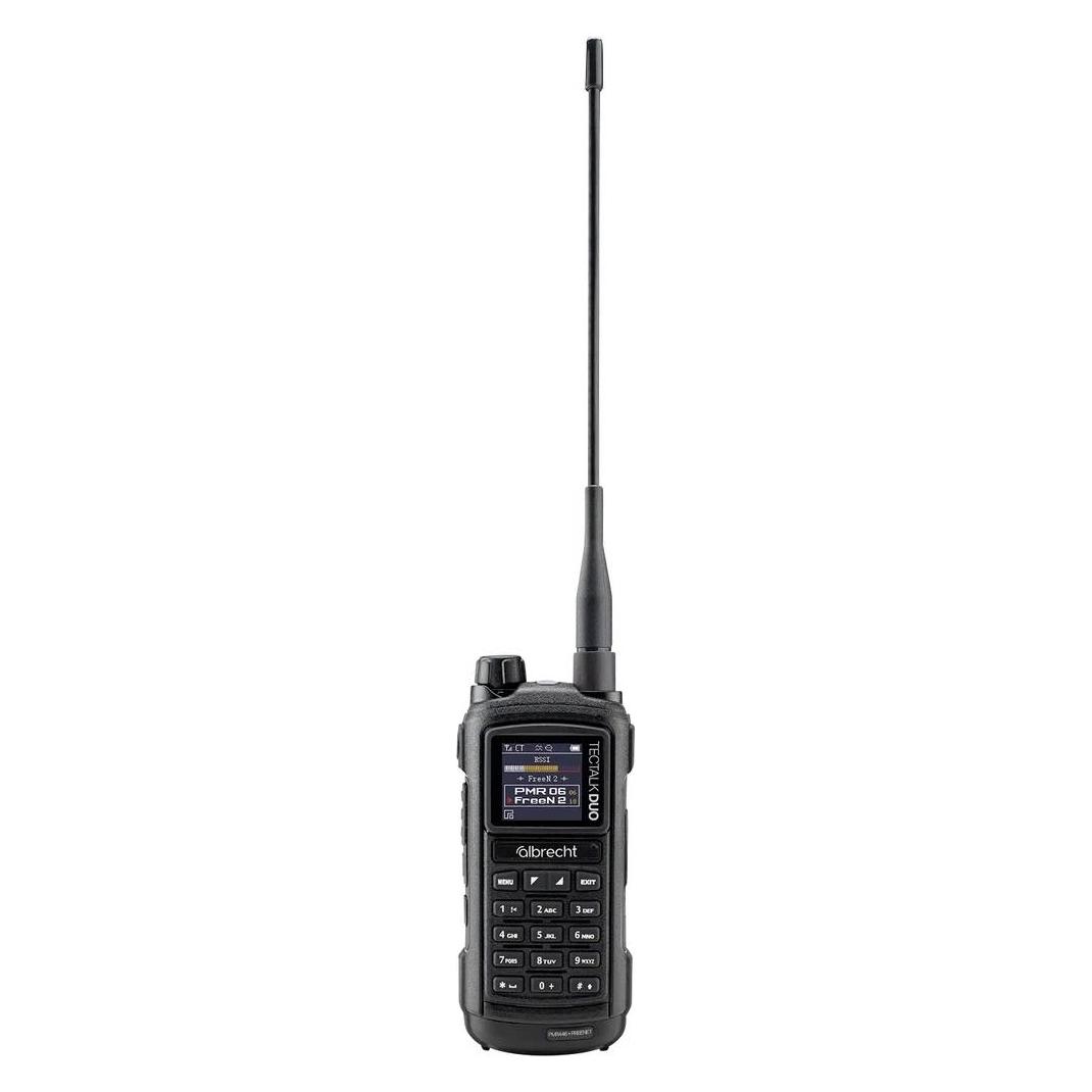Albrecht Tectalk Duo, PMR446 + Freenet (1W), Schwarz 29148 PMR/Freenet- (29148)