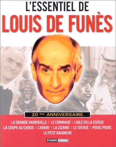 Various - Coffret De Funès 9 VHS - L'Essentiel 20e anniversaire : La Grande vadrouille / Le Corniaud / L'Aile ou la cuisse / La Soupe aux choux / L'Avare / La Zizanie / Le Tatoué / Pouic-Pouic / Le Petit baigneur - Preis vom 17.10.2026 19:25:27 h