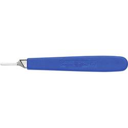 CONRAD Skalpellgriff 130 mm Nickel, Kunststoff Blau 1 St. 5A SM