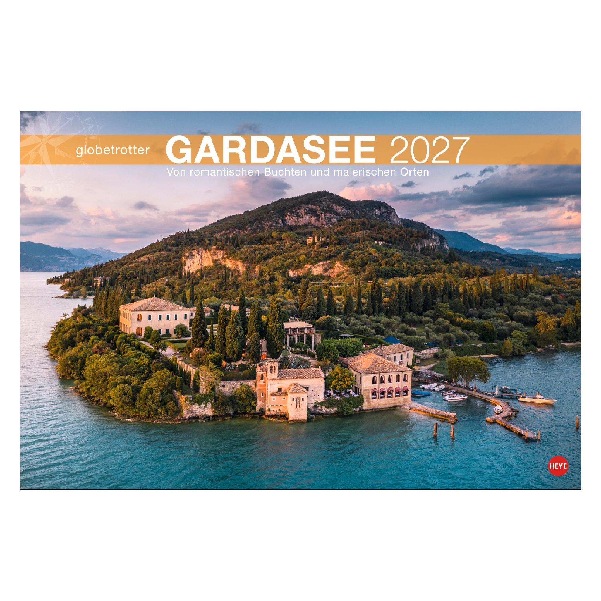 Athesia Gardasee Globetrotter Kalender 2027 - Von romantischen Buchten und malerischen Orten (66784559)