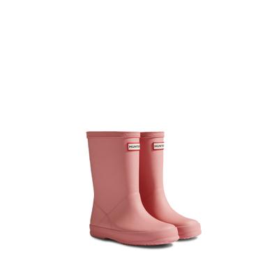 Gummistiefel HUNTER "Kids First", Mädchen, Gr. 28, rosa (pink), Synthetik, Schuhe Gummistiefel, wasserdicht