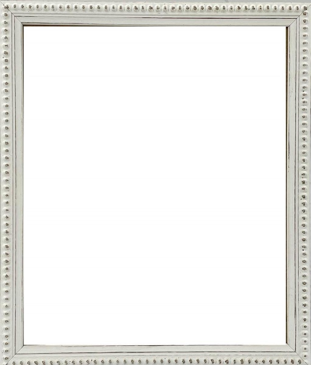 Houten Fotolijst Wit - A4 Formaat - Obeche Hout