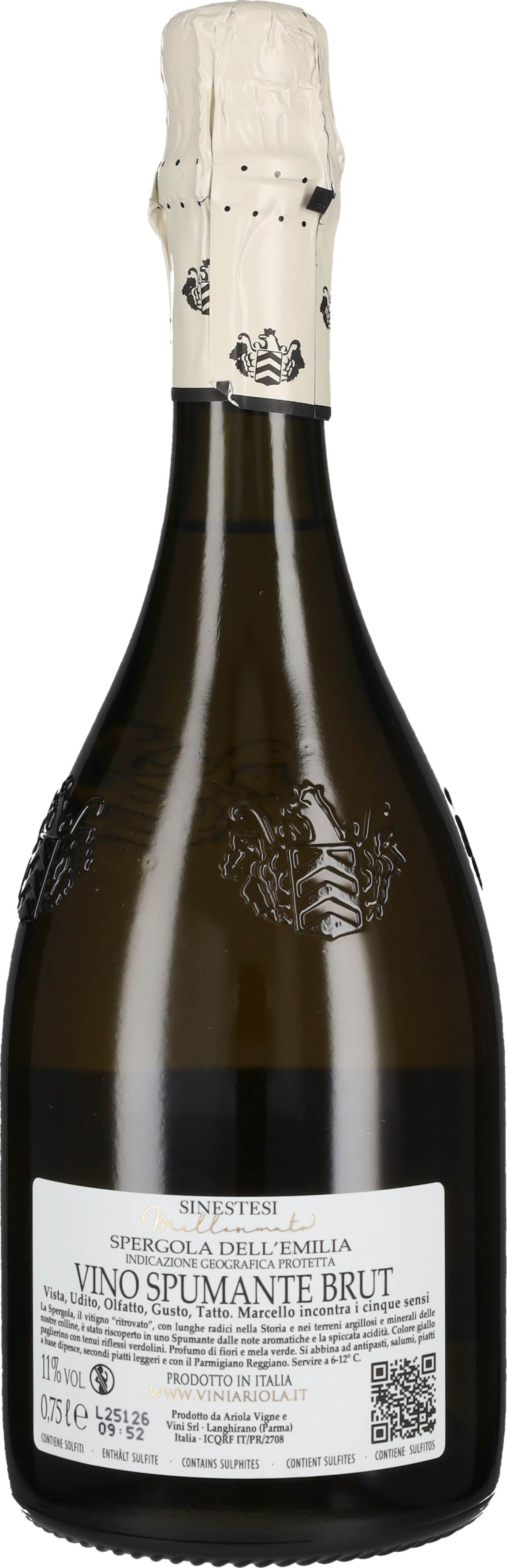 Ariola Spergola Spumante Brut 'Sinestesi'