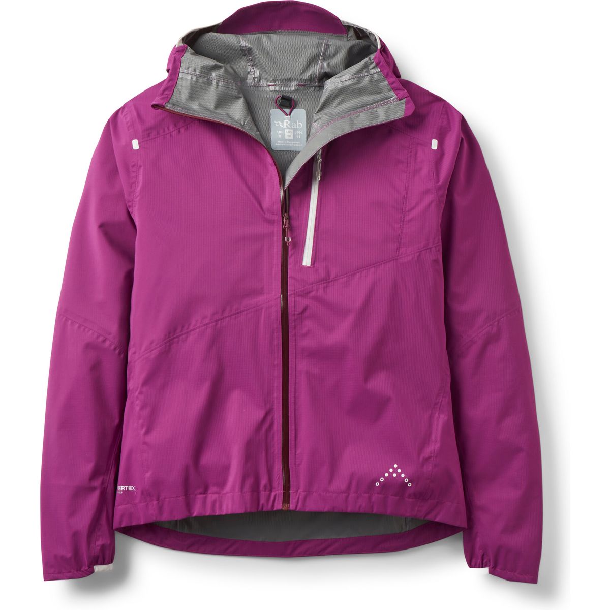 Rab Downpour Trail Light Jacket Wmns plum (PLM) 10 QWI-19-PLM-10