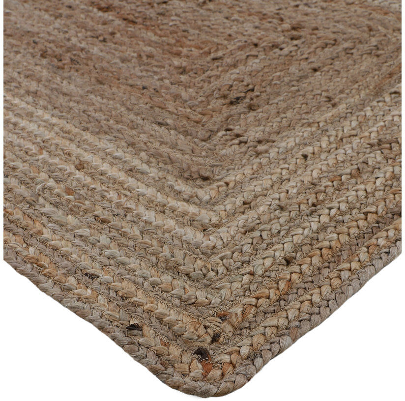 Carpetfine Nele Jute Rug Taupe Square 160 cm