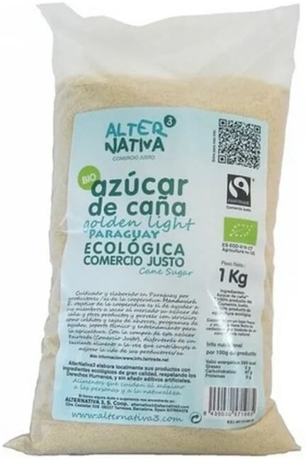 Alternativa3 Açúcar De Cana Golden Paraguai 1 Kg