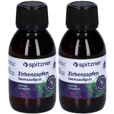 Spitzner Saunaaufguss Zirbenzapfen x2 2x125 ml Konzentrat