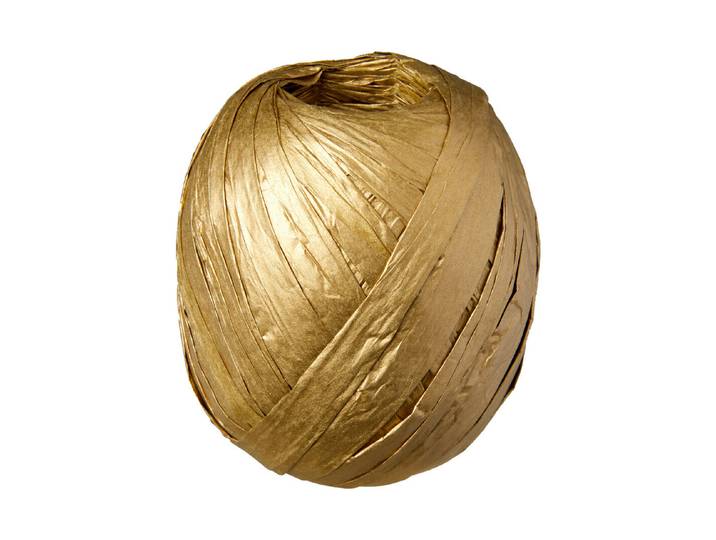Papierraffia 30m gold