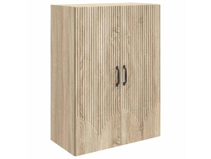 Heofavd Wandschrank Sonoma-Eiche 66x34,5x90 cm Holzwerkstoff