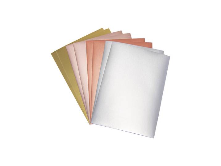 Rayher Effektpapier Metallic Matt A4 250 g/m² 8 Blatt