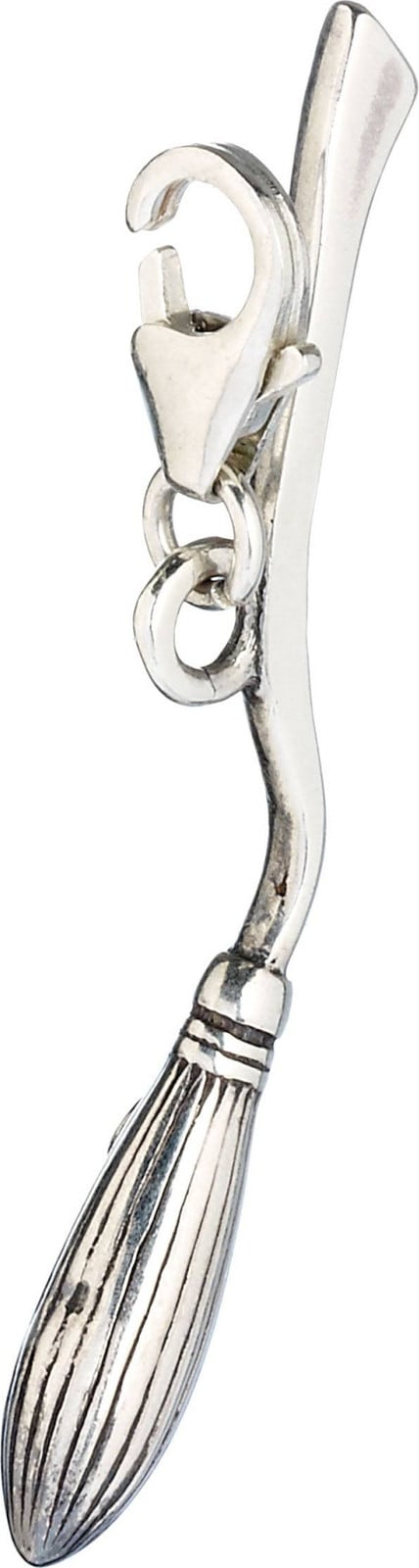 The Carat Shop Harry Potter Nimbus 2000 bezemsteel hanger zilver