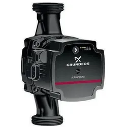 Grundfos, Wasserpumpe, Solar-Umwälzpumpe Alpha Solar, verschiedene Ausführungen (Ausführung: 130mm. Typ 25 - 75. 1 1/2"" (Durchlaufpumpe)