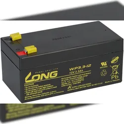 Kung Long WP3.3-12 AGM Akku 12V 3,3Ah – passend für Lifter Hebelifter | VdS-Ausführung