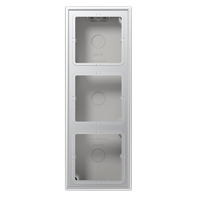 JUNG Gehäuse AP 3f Kst alu LS / LS CUBE mt AL2583A-L (AL2583A-L)