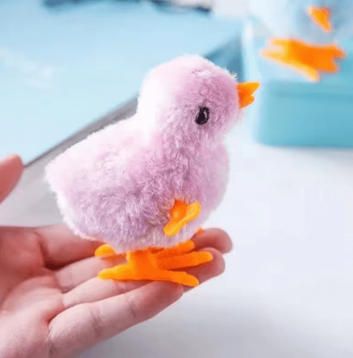 Inspire Curations Wind Up Plush Chicken Cat Toy For Endless Play & Active Fun Wind Up Plush Chicken Cat Toy For Endless Play & Active Fun